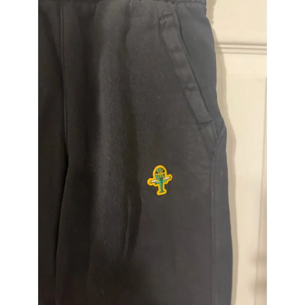 Nike Rayguns Black Athletic Jogger Sweatpants Kids Sz: Large